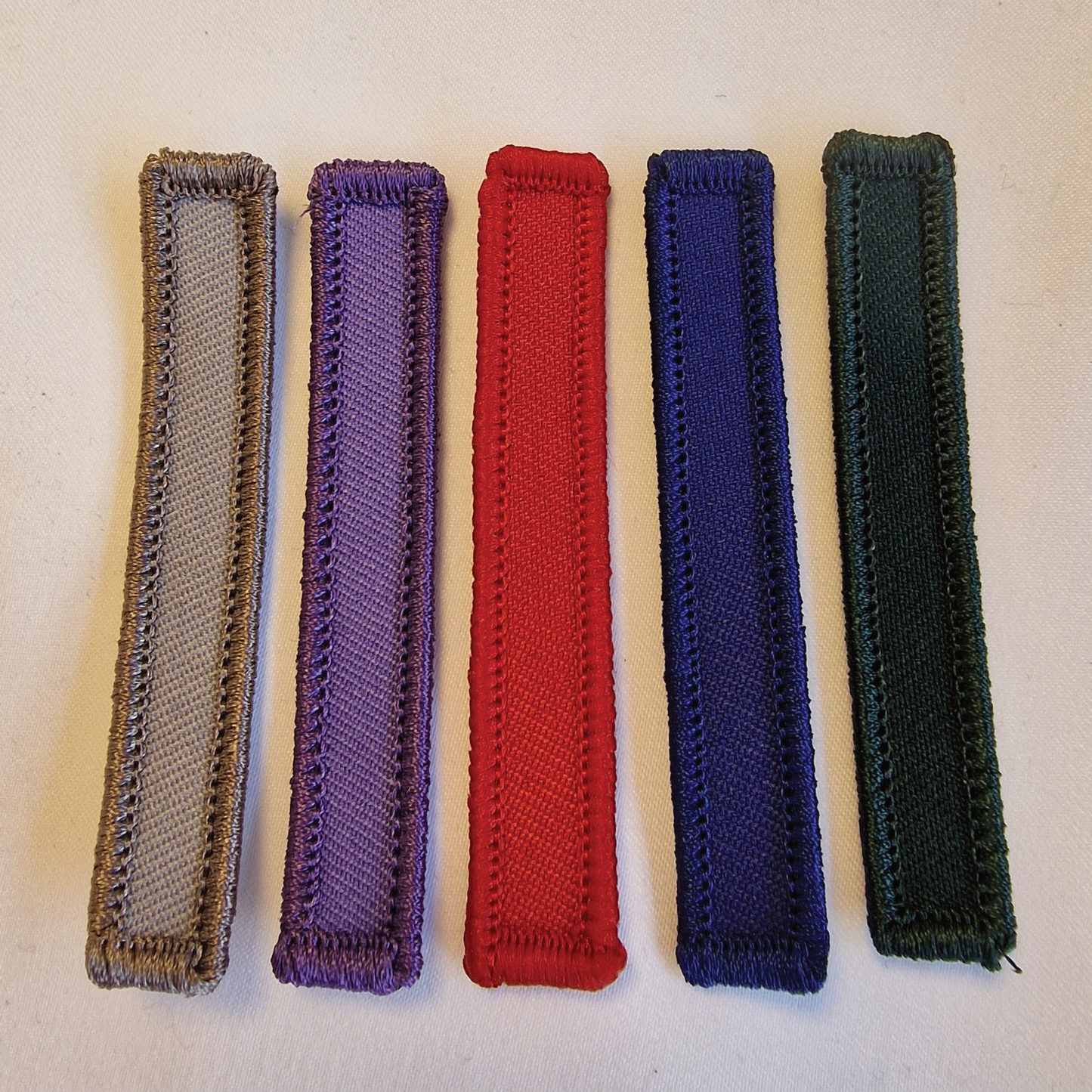 NEW Embroidered Coloured Year Bar