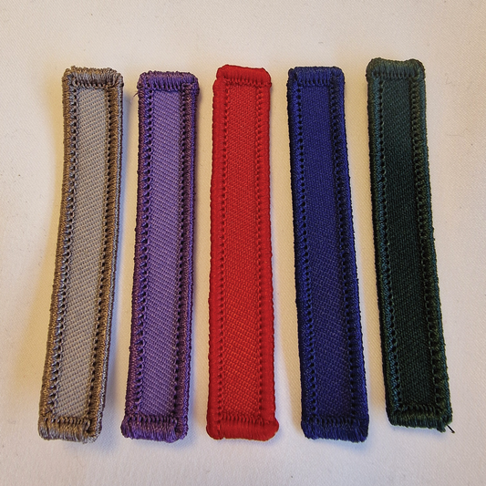 NEW Embroidered Coloured Year Bar